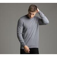 cotton crew neck knit jumper