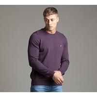 cotton crew neck knit jumper