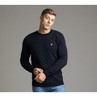 Cotton Crew Neck Knit Jumper