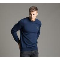 Cotton Crew Neck Knit Jumper