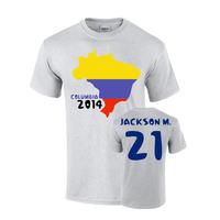 colombia 2014 country flag t shirt jackson m 21