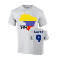 colombia 2014 country flag t shirt falcao 9