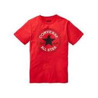 Converse Boys Red Logo T-Shirt