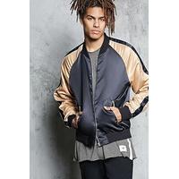 Colorblock Bomber Jacket