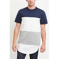 Colorblocked Scuba Knit Tee