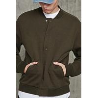 Cotton-Blend Bomber Jacket