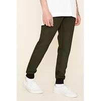 cotton blend drawstring joggers