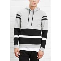 Colorblock Drawstring Hoodie