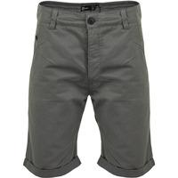 cotton twill shorts in graphite grey dissident