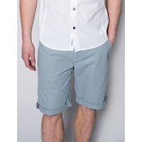 cotton chino shorts in light blue tokyo laundry