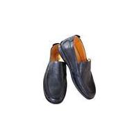 Comfortable Leather Shoes, black, in various sizes