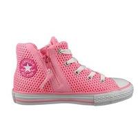 Converse Chuck Taylor All Star Sport Zip High Top Shoes - Girls - Pink/White