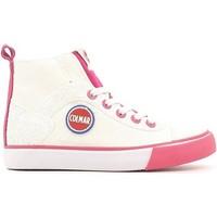 Colmar DURDEN C Sneakers Kid Pink boys\'s Children\'s Shoes (High-top Trainers) in pink