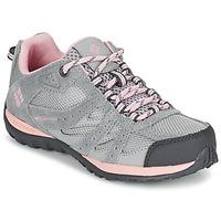 columbia youth redmond girlss childrens walking boots in grey