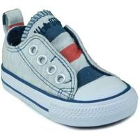 converse as slip ox boyss childrens shoes trainers in blue