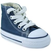 Converse ALL STAR boys\'s Children\'s Shoes (High-top Trainers) in blue