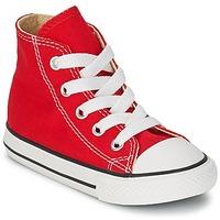 Converse ALL STAR HI boys\'s Children\'s Shoes (High-top Trainers) in red