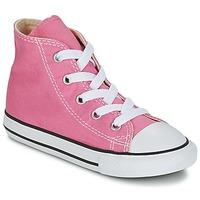 Converse ALL STAR HI boys\'s Children\'s Shoes (High-top Trainers) in pink