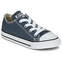 converse all star ox boyss childrens shoes trainers in blue
