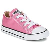 Converse ALL STAR OX girls\'s Children\'s Shoes (Trainers) in pink