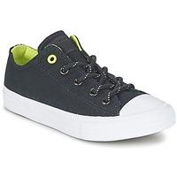 Converse CHUCK TAYLOR ALL STAR LL SHIELD CANVAS OX boys\'s Children\'s Shoes (Trainers) in black