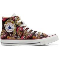 converse all star girlss childrens shoes high top trainers in white