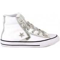 converse star player canvas boyss childrens shoes high top trainers in ...