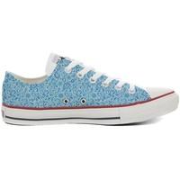 converse all star girlss childrens shoes trainers in blue