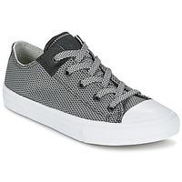 Converse CHUCK TAYLOR ALL STAR II BASKETWEAVE FUSE TD OX boys\'s Children\'s Shoes (Trainers) in grey