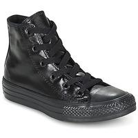 Converse CHUCK TAYLOR ALL STAR METALLIC SEASONAL HI girls\'s Children\'s Shoes (High-top Trainers) in black