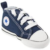 converse all star chuck taylor first star baby navy blue high top canv ...