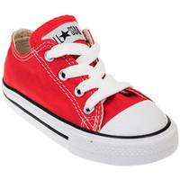 Converse Toddler Red CT All Star Ox Trainers boys\'s Children\'s Shoes (Trainers) in red