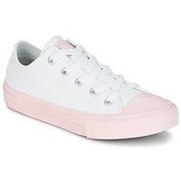 Converse CHUCK TAYLOR ALL STAR II PASTEL SEASONAL TD OX girls\'s Children\'s Shoes (Trainers) in white