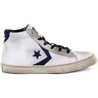 converse pro leather vulc mid boyss childrens shoes high top trainers  ...