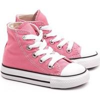 Converse Chuck Taylor All Star Inf girls\'s Children\'s Shoes (High-top Trainers) in pink