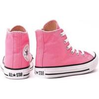 Converse Chuck Taylor All Star girls\'s Children\'s Shoes (High-top Trainers) in Pink