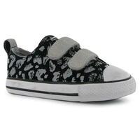 converse 2v animal infant trainers
