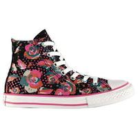 converse floral hi tops