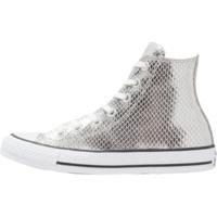 Converse Chuck Taylor All Star Hi Metallic Scaled Leather silver/black/white