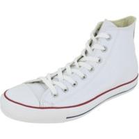 converse chuck taylor all star leather hi optical white 132169c