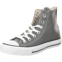 converse chuck taylor all star leather hi charcoalwhite 132171