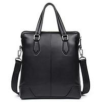 Cowhide Handbag Male High Quality Leather Men Shoulder Bag Business Messenger Bag Leisure Vertical Crossbody BagD201-2