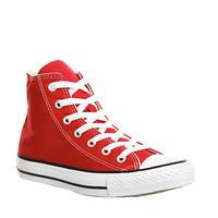 converse all star hi red canvas