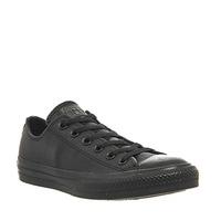 Converse All Star Low Leather BLACK MONO LEATHER