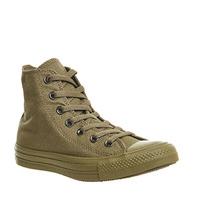 converse all star hi military olive mono