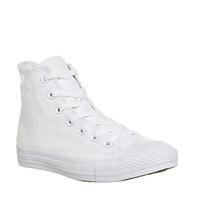 Converse All Star Hi WHITE MONO CANVAS