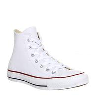 Converse All Star Hi Lthr OPTICAL WHITE