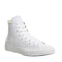 Converse All Star Hi Lthr WHITE MONO