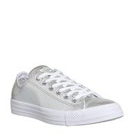 converse all star low silver metallic snake