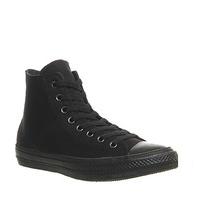 converse chuck ii hi black mono